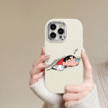 Crayon Shin-chan Phone Case Compatible for IPhone 15 11 7Plus XR 13 11 12 14 15 Pro Max 7 8 Plus XS Max Fuel Injection Shockproof Soft Cover. 