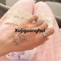 Xujiguanghui [ New ] Xue Zhiqian Ring Birthday 717 Peripheral Ring Does Not Fade, Trendy Men's Open Adjustable Ring. 