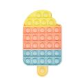 Rainbow Popsicle Pop It Fidget Toy. 