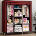 Portable Foldable Fabric Wardrobe Closet Storage Organizer For Clothes Rack. 