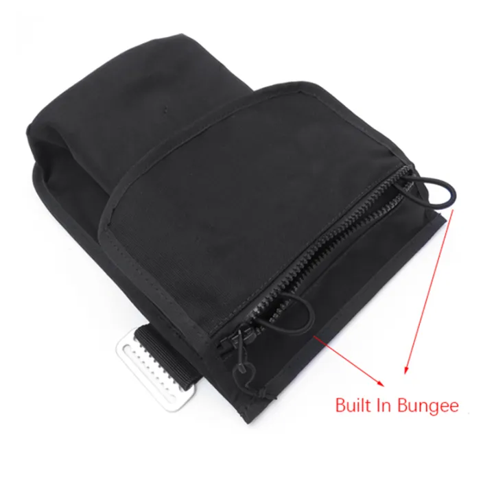 1%20Piece%20Technical%20Scuba%20Diving%20Storage%20Bag%20Black%20Metal+Cloth%20Attach%20to%20Leg%20BCD%20Adjustable%20Swater%20Sport%20Diving%20Equipment%20-%20Image%203