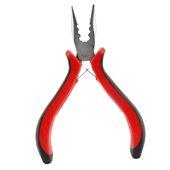 OUMERY 1 Pack 45 Steel Jewelry Bead Crimper Tools Crimping Press Plier for Jewelry Making Red