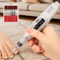 Portable Electric Nail Drill Machine Electric Adjustable Nail Polishing Tools Quiet Operation Pedicure Drill Set Pedicure. 