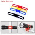 2025 NEW Durable Factory Price Silicone Quality High 5Pcs Handle Bar Holder Mount Bicycle Torch Flashlight Elastic Strap Universal. 