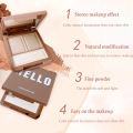 3D Natural Trimming Repair Highlight Make Up Face Powder High Gloss Cosmetic Waterproof Contour Bronzer Pressed Powder Palette. 