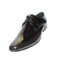 Black Zegna Party Shoes For Men Model 4001. 