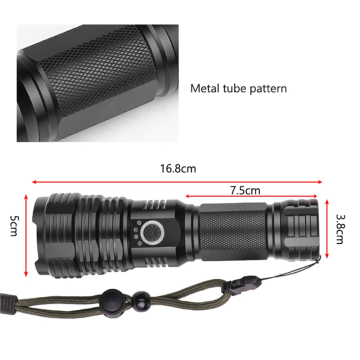 2X%201500%20Lumens,Rechargeable%20Zoomable%20Torch%20with%205%20Light%20Modes,Small%20Flashlight%20for%20Camping%20Hiking%20Fishing%20-%20Image%202