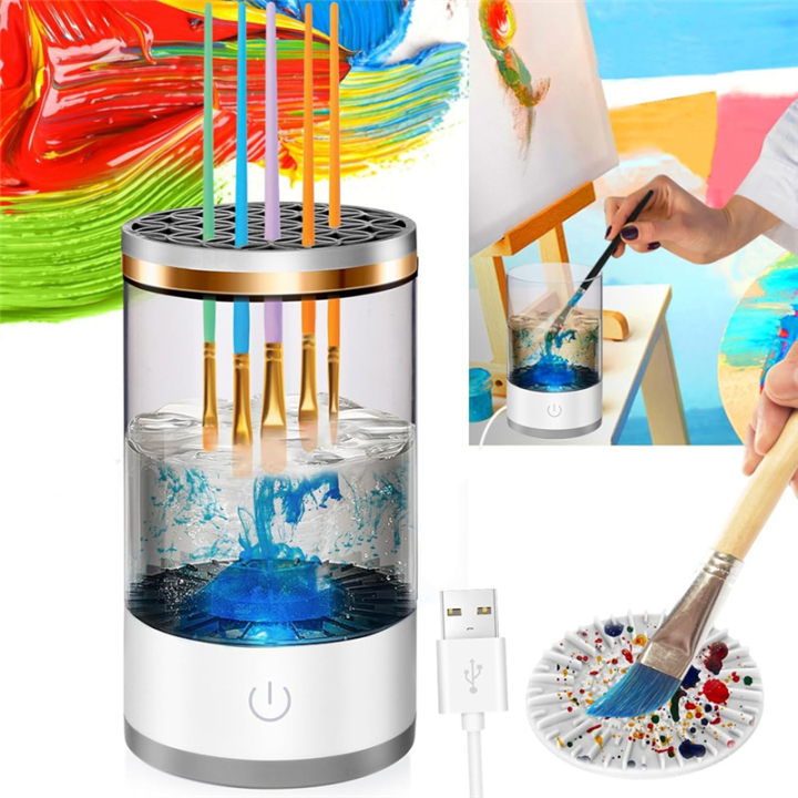 Electric Paint Brush Watercolor & Oil Paints Essential Tool for Artists & Hobbyists