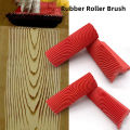 2pcs Rubber Wall Texture Tool (Wood Grain Pattern DIY Painting Tool). 