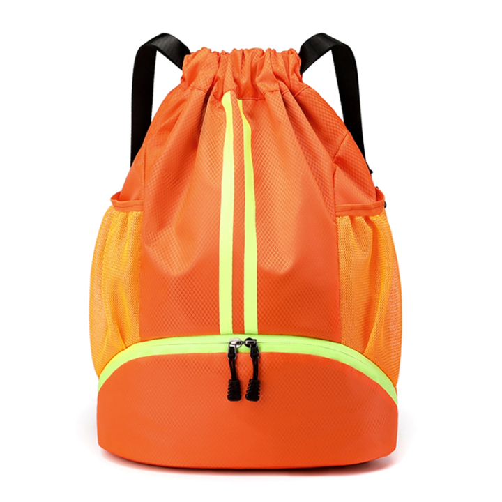 Waterproof Gym Bag Sports Bag with Shoe Compartment, for Sports, School Orange