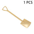 1/5/10Pcs Stainless Steel Spade Spoon Creative Retro Dessert Spoon Watermelon Spoon Tip Shovel Square Shovel Ice Cream Tip Spoon. 