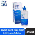 Bausch and Lomb Renu Fresh Contact Lens Solution. 