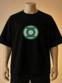 Green Lantern Logo Printed T-Shirt  (Maroon, White, Cream, Black). 