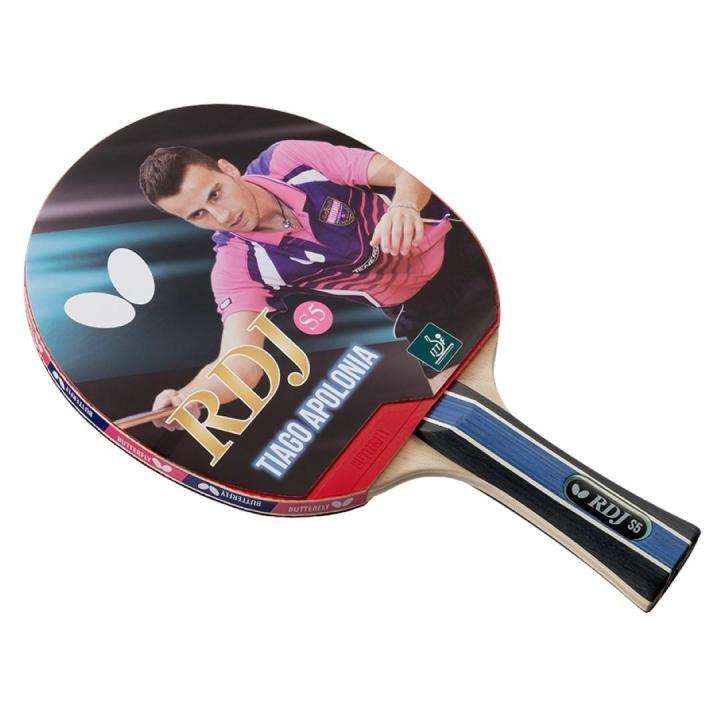 Butterfly Rdj-S5 Singe Table Tennis Racket - Red/Black