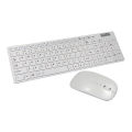 Combo Of Wireless Keyboard With Number Pad And Mouse. 