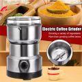 Electric Coffee Grain Grinder Bean Milling Machine Stainless Steel Blade Dry Grinder Household 220V 150W EU Plug. 