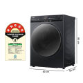 Haier 10 Kg Fully Automic Front Load Washing Machine (HW100-DM14F9BKU1). 