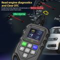 OBD II Scanner, Car Engine Fault Code Reader Battery Tester CAN Diagnostic Scan Tool for 12V Gasoline Vehicles. 