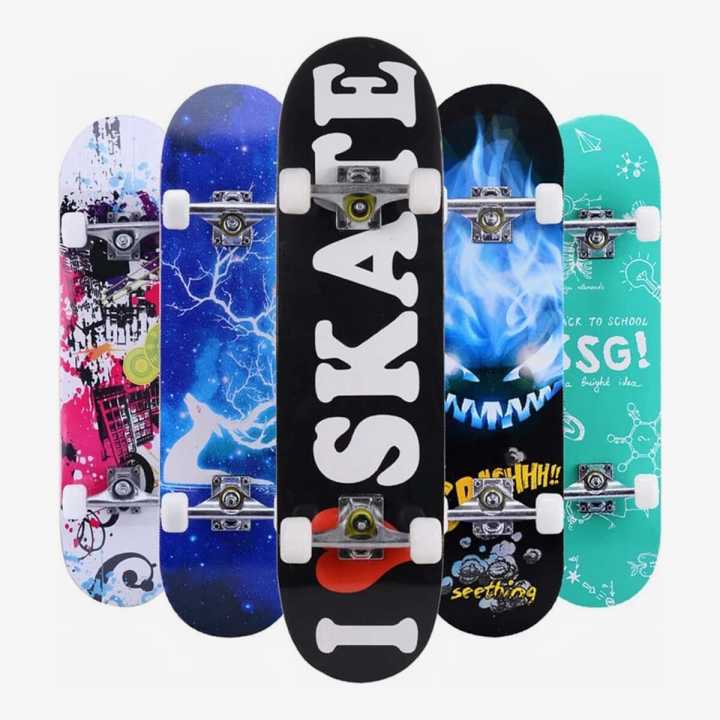 31 inches Portable Big Skateboard(For all Age Group) Print Will Be Different