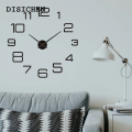 DISICHEN Sales promotion wall clock 3D Luminous Large Wall Clock Modern Design DIY Digital Table Wall Clocks Wall Clock Free Shiping Living Room Decorative Watch. 