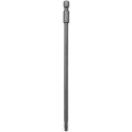 1/4-inch Shank T20 Magnetic Torx Security Screwdriver Bit 150mm Long. 