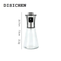 DISICHEN New style 200ml Oil Spray Bottle Stainless steel Kitchen Cooking Olive Oil Dispenser Camping BBQ Vinegar Soy Sauce Sprayer Containers. 