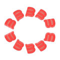 10Pcs/Lot Silicone Tennis Racket Vibration Dampeners,Tennis Racquet to Reduce Vibration-White. 