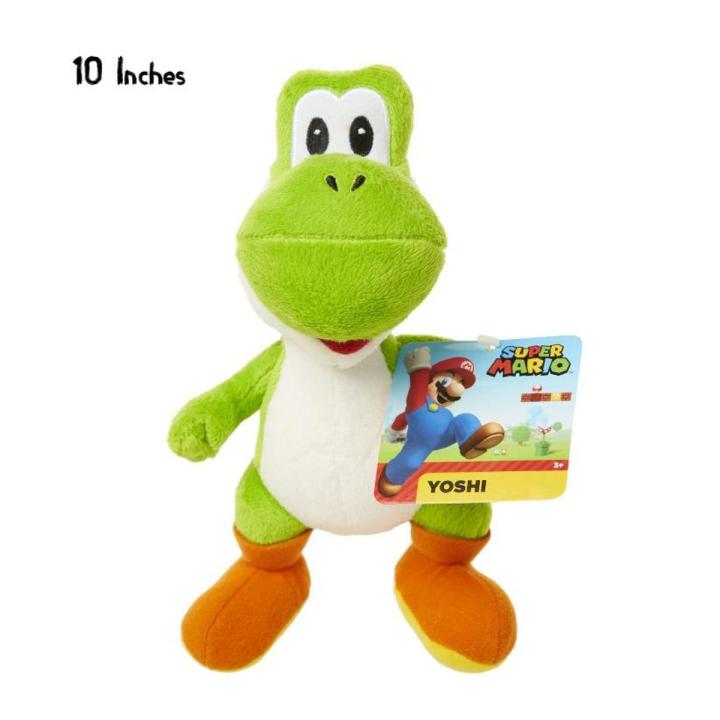 Bizzy Super Mario - Yoshi Green Soft Cuddly Figure Plush/Stuffed Toy ...
