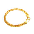 Gold Plated Panchadhatu Bracelet For Men And Women. 