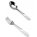 Famous Stainless Steel Dinner Spoon And Fork Set Of 12 Pieces. 