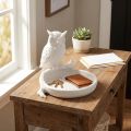 Creative 3D Printed Owl Storage Tray Cartoon Animal Shaped Cute Entrance Key Bowl Plastic Modern Earrings Display Dish Home Decoration. 
