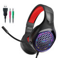 Plextone Xmowi R1 Rgb Lighting Wired Gaming Headset 200Mm Cable Length Adjustable Omnidirectional Volume And Microphone. 