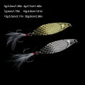 Metal Jigging Spinner Spoon Fishing Lure Hard Baits Sequins Noise Artificial Bait Treble Hook Swimbait Carp Fishing. 