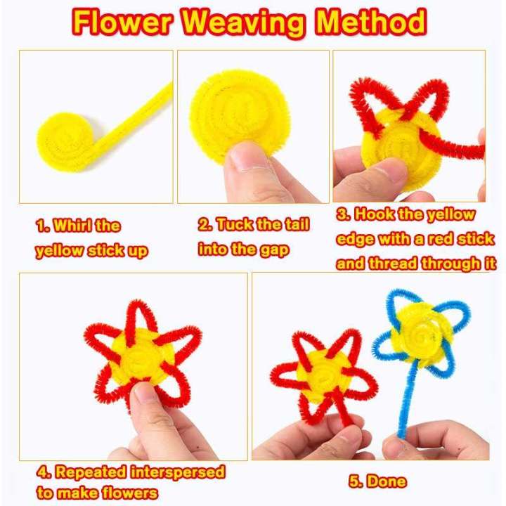 100Pcs%20Chenille%20Stems%20Pipe%20Cleaners%20Rods%20Kids%20Craft%20Toy%20Fuzzy%20Wire%20Chenille%20Stems%20Twist%20Wire%20for%20DIY%20Flower%20Mix%20Rainbow%20Toy%20-%20Image%207