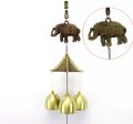 Wind Chime 3 Metal Bells God Ganesh Design Feng Shui Vastu / Wind Bell Hanging Decoration Good Luck / Gift Item. 
