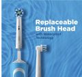 Oral B Electric Toothbrush For Adults Vitality Model  Rechargeable Blue Color Criss Cross Action Powered By Braun. 