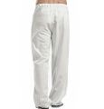 Mens Cotton Linen Drawstring Pants Elastic Waist Casual Jogger. 