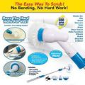 Rechargeable Cordless Electric Spin Scrubber With 3 Replaceable Brush Heads And 1 Extension Arm. 