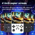 R36MAX Handheld Retro Game Console Linux System ,Portable Retro Game Console 4.0 inch 720*720 IPS Screen Support 30+ Emulator Classic Games. 