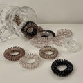 9pcs/set Hair Ties Elastic Plastic Hair Band Rubber Telephone Cord Scrunchies HEQING. 