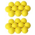 20pcs Yellow Soft Elastic Indoor Practice PU Golf Ball. 