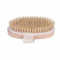 42x6cm Exfoliating Wooden Body Massage Shower Brush Natural Bristle Bath Brush SPA Woman Man Skin Care Body Back massage Brush. 