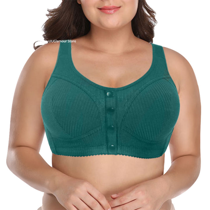 42%20Big%20Daily%20Women%20Middle-Aged%20Vest%20Sling%20Bra%20Women's%20Bra%20High%202025%20Quality%20Cotton%20Front%20Buckle%20Soft%20Lingerie%20Bust%204446BC%20Cup%20-%20Image%203