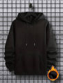 New Warm Fleece  Drawstring Hoodie For Men and Women. 