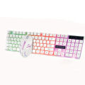 CADEVE 9122 Rainbow Backlit Waterproof Multimedia Mechanical Gaming Keyboard And Mouse. 