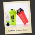 Dual Compartment Protein Shaker Bottle. 