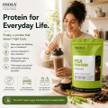 OSOAA Pea Protein Hydrolysate Coffee | 26g Protein, 4.78g BCAA, 4.86g Fiber per Serve | No Chalky Aftertaste, Easy to Digest, No Added Sugar | 1kg (27 Servings). 
