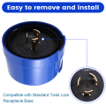 3 Pack Photocell for Outdoor Light,Auto on Off Photo Sensor Switch with Twist Lock,Dusk to Dawn Photoelectric Light. 