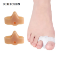DISICHEN 2025 2pcs=1pair Silicone Toe Spreader Separator Bunion Hallux Valgus Corrector Thumb Finger Correction Straightener Foot Care Tool. 