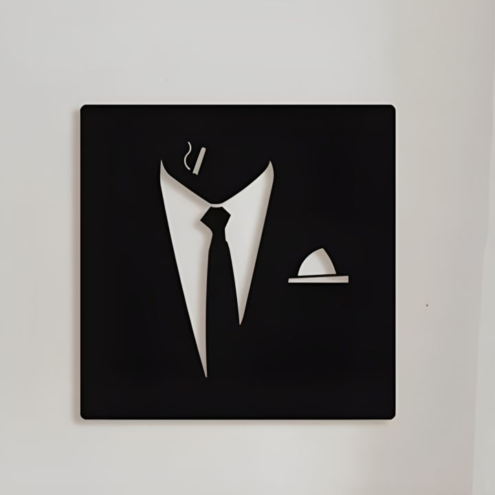Masculine Man In Suit Portrait Wall Art Decor